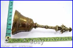 Unique Indian God Figure Brass Handcrafted Temple Bell Halloween gift G70-233