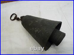 Unique Primitive Hand Made Brass/Bronze Triple Cow Bell Animal Farm Tool Nested