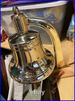 Us Navy Bell Ww 2 Original Brass