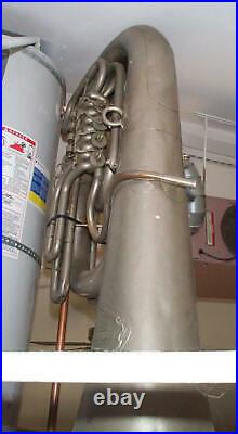 VF Cerveny antique BBb tuba 4/4 smokestack bell 1890-1905 vintage, plays GREAT