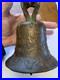 VINTAGE BRONZE MISSION BELL RELIGIOUS SCENES Spanish Colonial 1818 Church