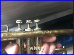 VINTAGE MARTIN HANDCRAFT IMPERIAL Bb TRUMPET LION BELL NEEDS IMPROVEMENT PLAYS