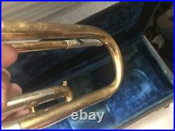 VINTAGE MARTIN HANDCRAFT IMPERIAL Bb TRUMPET LION BELL NEEDS IMPROVEMENT PLAYS