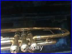 VINTAGE MARTIN HANDCRAFT IMPERIAL Bb TRUMPET LION BELL NEEDS IMPROVEMENT PLAYS