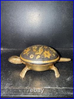 VINTAGE/RARE BOJ Eibar Espana A Damascene Turtle Hotel Desk Bell Spain 1950