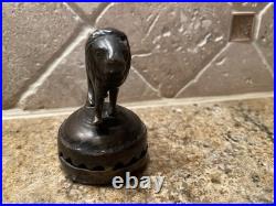 VINTAGE RARE BRASS LION HOTEL DESK BELL Rings Classic Luxury Collectible