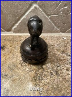 VINTAGE RARE BRASS LION HOTEL DESK BELL Rings Classic Luxury Collectible