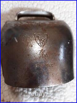 VIN Cow Bell Swiss made J. Firmann 2/0 used good condition 4.75×4 3.5 opening