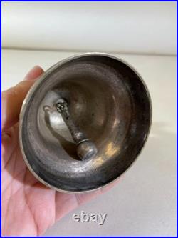 VTG Brass German Bell 5 Tall Unique Kissing Dinner Table WW1 Charity DS54