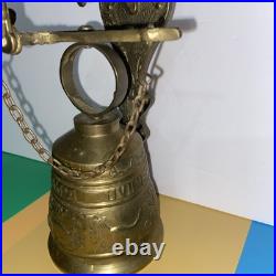 VTG Brass Monastery Hanging/Wall Mounted Angel Church Bell withLatin Inscription