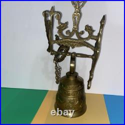 VTG Brass Monastery Hanging/Wall Mounted Angel Church Bell withLatin Inscription