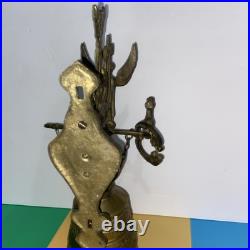 VTG Brass Monastery Hanging/Wall Mounted Angel Church Bell withLatin Inscription