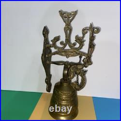 VTG Brass Monastery Hanging/Wall Mounted Angel Church Bell withLatin Inscription