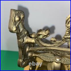 VTG Brass Monastery Hanging/Wall Mounted Angel Church Bell withLatin Inscription