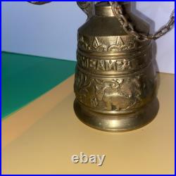 VTG Brass Monastery Hanging/Wall Mounted Angel Church Bell withLatin Inscription