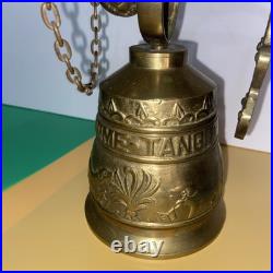 VTG Brass Monastery Hanging/Wall Mounted Angel Church Bell withLatin Inscription