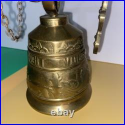 VTG Brass Monastery Hanging/Wall Mounted Angel Church Bell withLatin Inscription