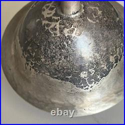 VTG Handbell Vasco Peru Old Sterling Silver 925 & Wood 5 Antique Dinner Bell