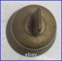 VTG Solid Brass Ships Bell / Fog Bell 7 Tall & 6 Diameter