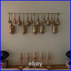 Valentine Bell Set of 15 Giant Harmony Cow Bells Vintage Handmade Rustic Lucky