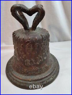 Very Early Large Bronze Bell original Clacker N. E. JICO 1810