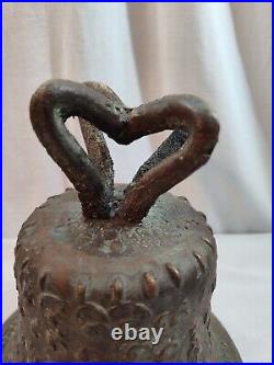 Very Early Large Bronze Bell original Clacker N. E. JICO 1810