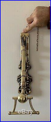 Very Rare Stunning Original Antique Victorian Ornate Brass Door Bell Pull