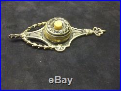 Very fine and ornate door bell / brass date 1905 rd 476369