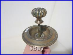 Victorian Brass Door Bell Pull Crank Lever Pulley Doorbell Old Antique Regency
