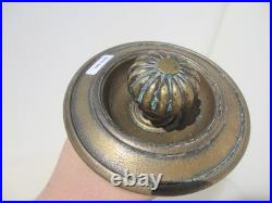 Victorian Brass Door Bell Pull Crank Lever Pulley Doorbell Old Antique Regency