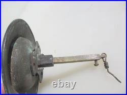 Victorian Brass Door Bell Pull Crank Lever Pulley Doorbell Old Antique Regency