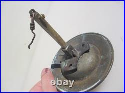 Victorian Brass Door Bell Pull Crank Lever Pulley Doorbell Old Antique Regency