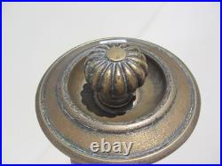 Victorian Brass Door Bell Pull Crank Lever Pulley Doorbell Old Antique Regency