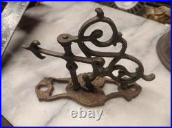Victorian Cast Brass Swivel Bell Ring Bracket Hardware