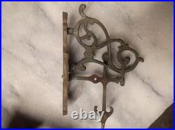 Victorian Cast Brass Swivel Bell Ring Bracket Hardware