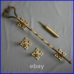 Victorian Inspired Brass Lichfield Bell Pull