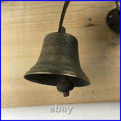 Victorian Servants Bell Door Bell No. 4 on Reclaimed Pine Board