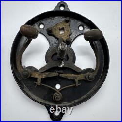 Victorian era Antique Brass Mechanical Brass Doorbell Taylor Patent 1860