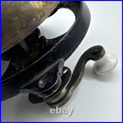 Victorian era Antique Brass Mechanical Brass Doorbell Taylor Patent 1860