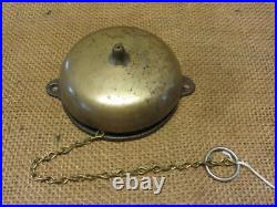 Vintage 1871 Mechanical Iron & Brass Boxing Bell Antique School Fire 10628