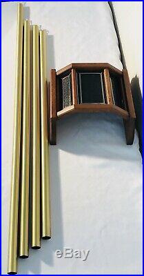 Vintage 1987 NUTONE Door Bell LD-49 Chimes 4 Brass Tubes With Lights MCM MINT