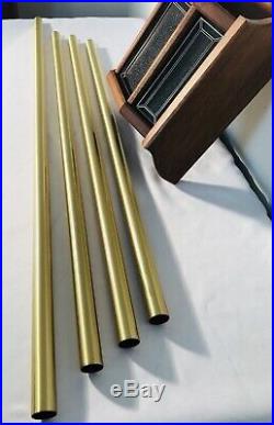 Vintage 1987 NUTONE Door Bell LD-49 Chimes 4 Brass Tubes With Lights MCM MINT