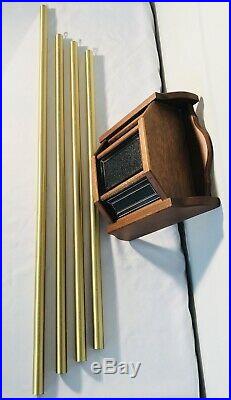 Vintage 1987 NUTONE Door Bell LD-49 Chimes 4 Brass Tubes With Lights MCM MINT