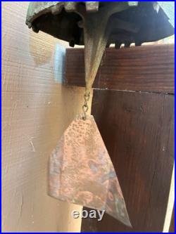 Vintage 28 Paolo Soleri hummingbird Brutalist Cast Bronze Wind Bell Chime bird Vintage 28 Paolo Soleri hummingbird Brutalist Cast Bronze Wind Bell Chime bird