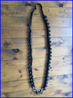 Vintage 41 #2 Brass Bells on Leather Harness