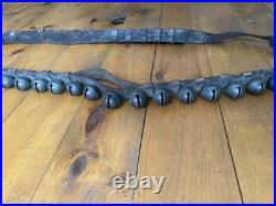 Vintage 41 #2 Brass Bells on Leather Harness