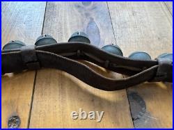 Vintage 41 #2 Brass Bells on Leather Harness