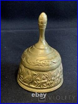 Vintage 4 Bells Collection Germany Bird Ship Brass Collector Decor Rare Old 20th