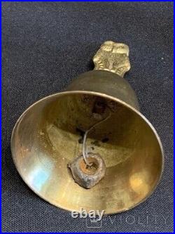 Vintage 4 Bells Collection Germany Bird Ship Brass Collector Decor Rare Old 20th