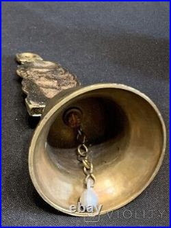 Vintage 4 Bells Collection Germany Bird Ship Brass Collector Decor Rare Old 20th